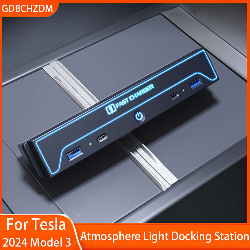 Docking Station Usb C - For Tesla Model3 Highland Atmosphere Light