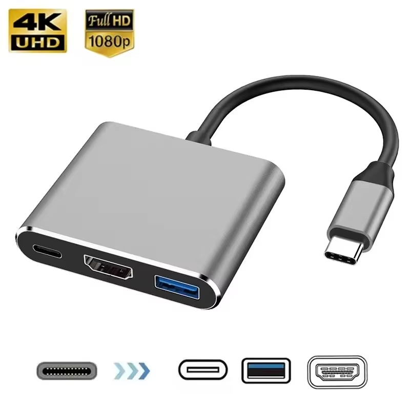 3 IN 1 USB PD HDMI Docking Sta - مراجعة Docking Station Usb C وسعره
