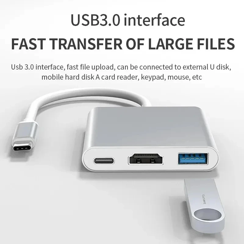 3 IN 1 USB PD HDMI Docking Sta - مراجعة Docking Station Usb C وسعره