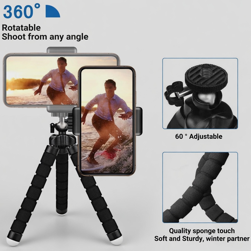 Mini Camera Phone Webcam Holde - مراجعة Webcam Stand Clip وسعره