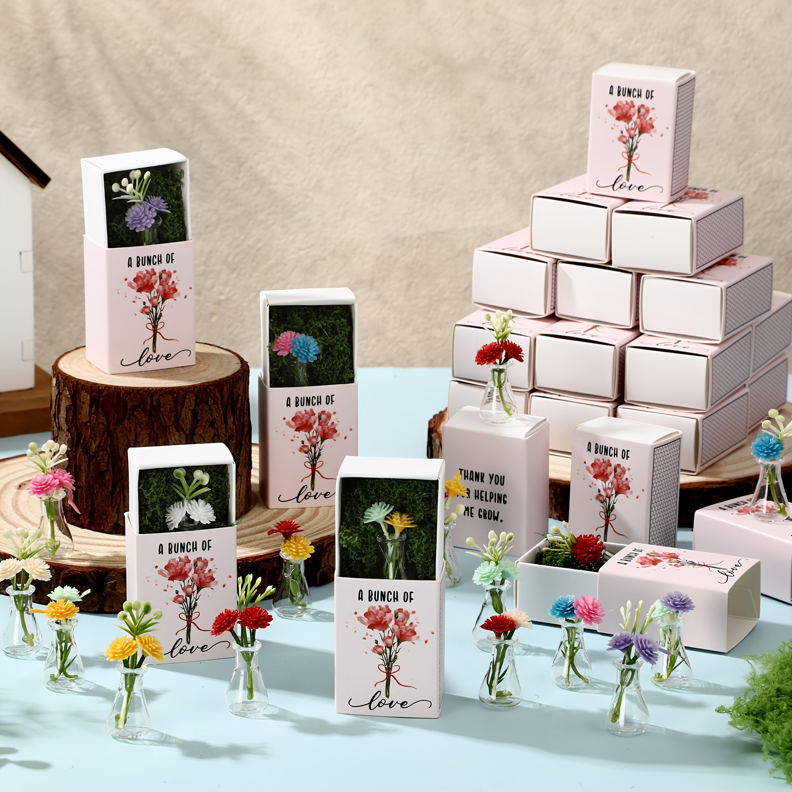 50 Bulk Mini Bud Vase with Sma - مراجعة The Office Tech وسعره