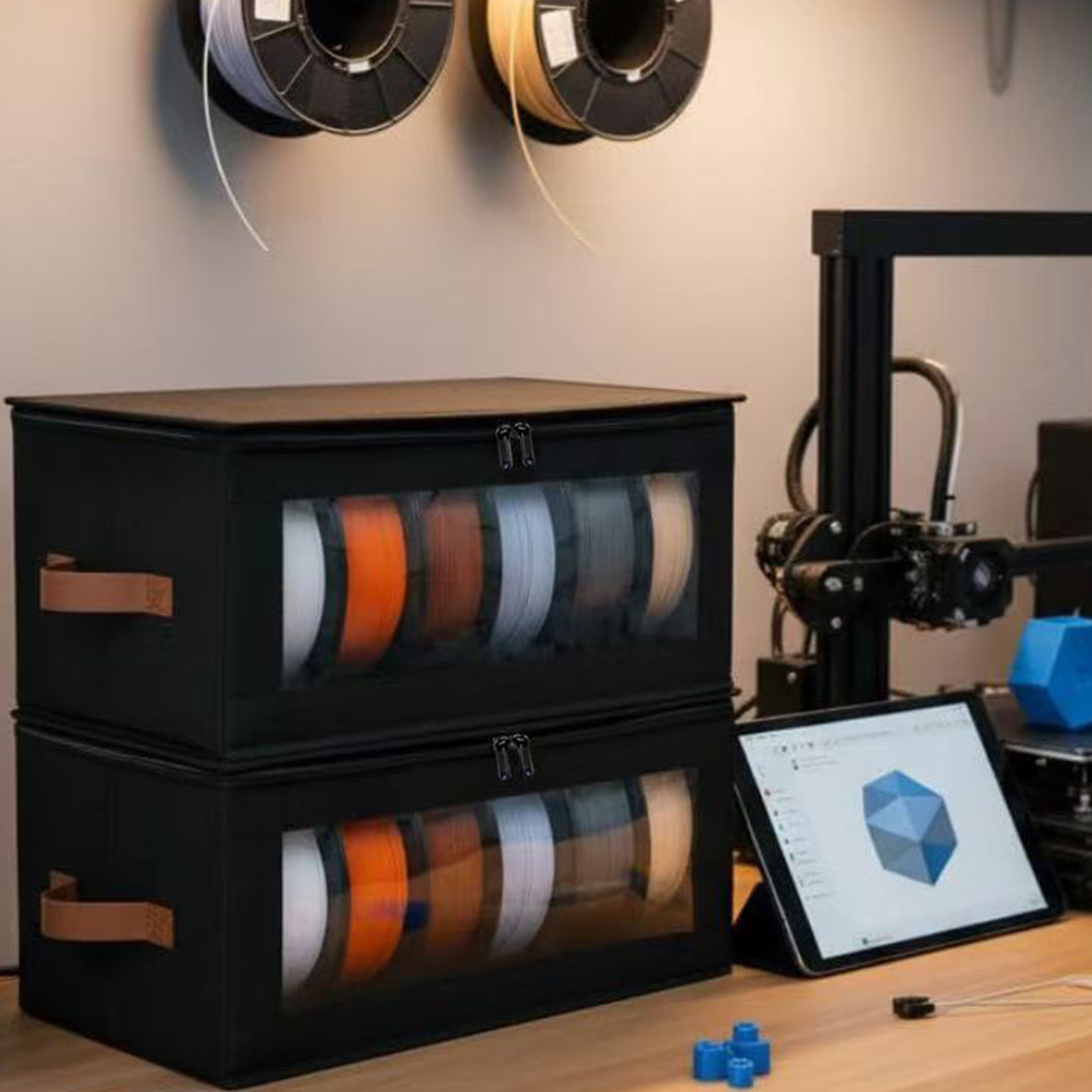 1-10X 3D Printer Filament Stor - مراجعة Office Tech Accessories وسعره
