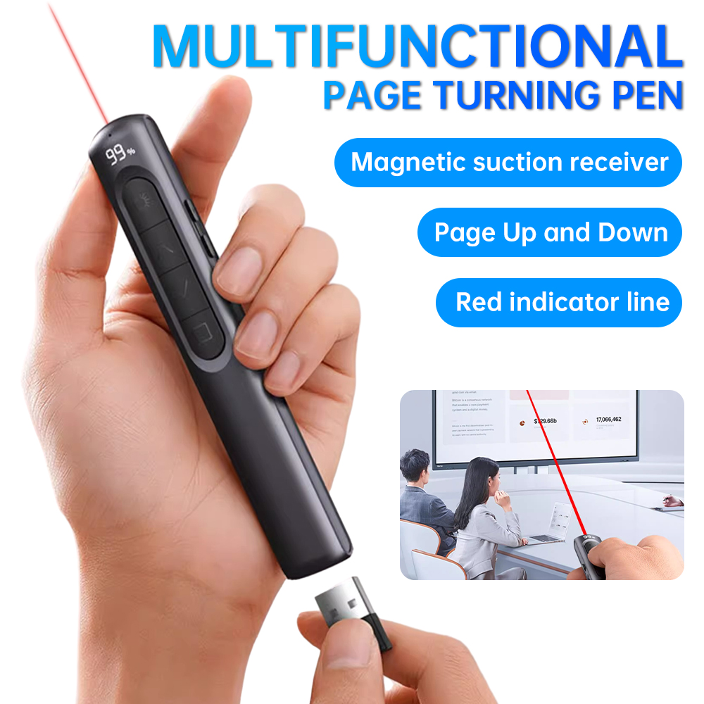Wireless Page Turner Rechargea - مراجعة Presentation Remote Laser وسعره