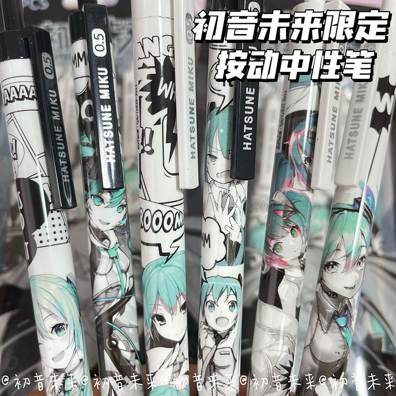 6Pcs/Set Hatsune Miku Black Ge - مراجعة Office Tech Accessories وسعره
