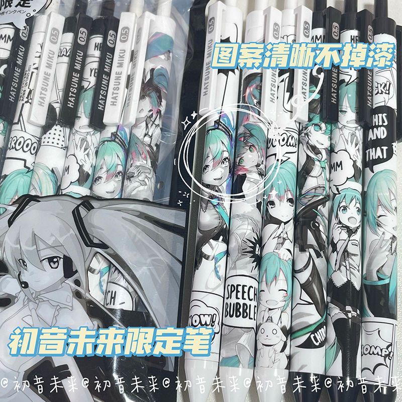 6Pcs/Set Hatsune Miku Black Ge - مراجعة Office Tech Accessories وسعره