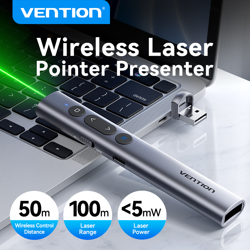 Vention Wireless Laser Pointer - مراجعة Presentation Remote Laser وسعره