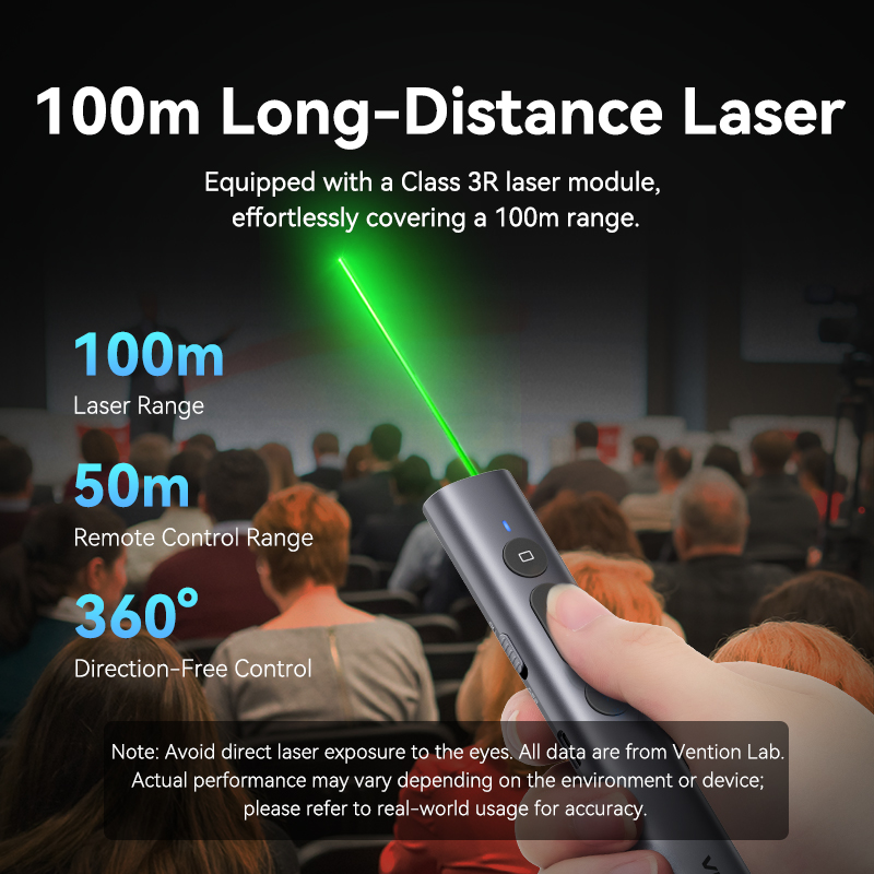 Vention Wireless Laser Pointer - مراجعة Presentation Remote Laser وسعره