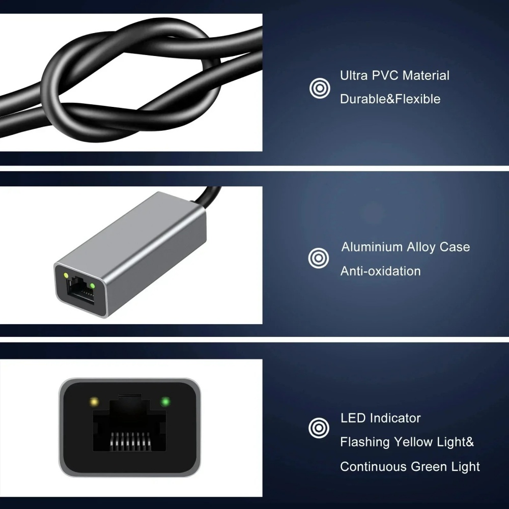 USB Type C To Ethernet Adapter - مراجعة Power Over Ethernet وسعره