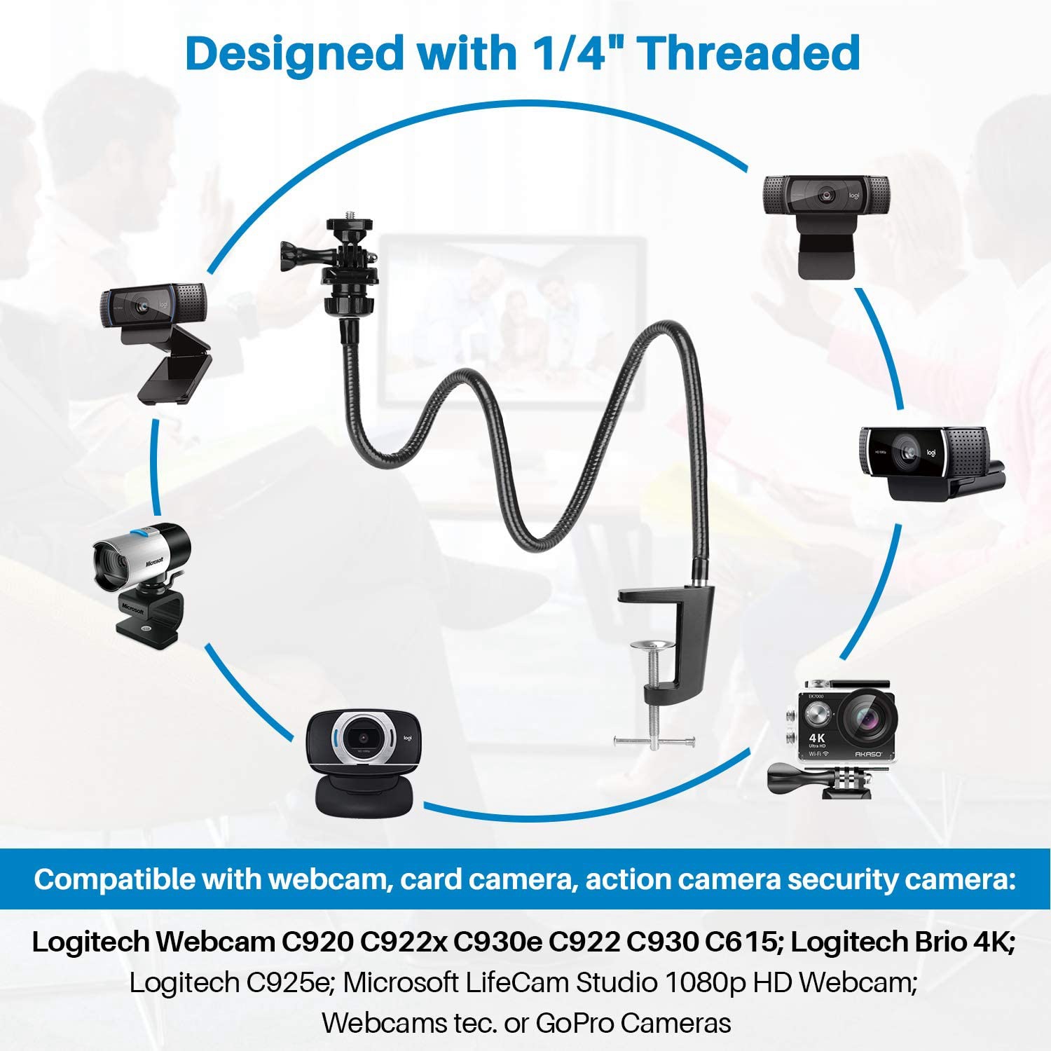 Webcam Stand, Upgraded Webcam  - مراجعة Webcam Stand Clip وسعره