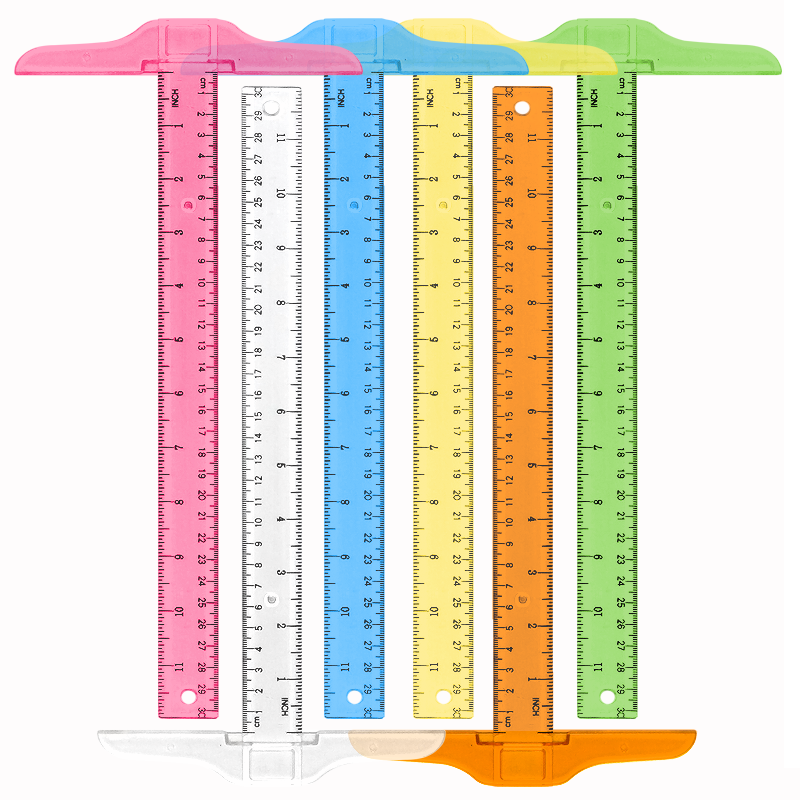 1Pc T-shaped Double Side Scale - مراجعة Office Tech Accessories وسعره