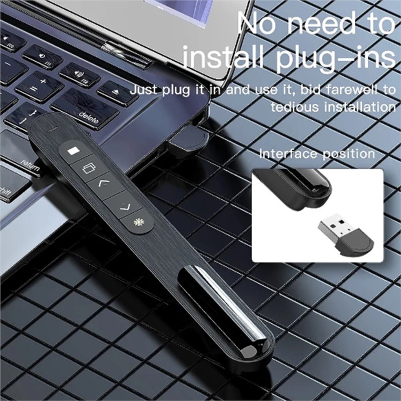 Wireless Presenter Pointer Fli - مراجعة Presentation Remote Laser وسعره