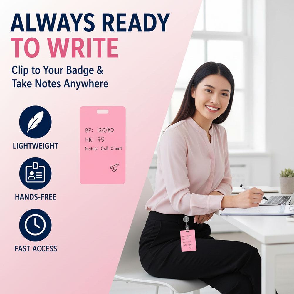 Portable Dry Erase Note Badge  - مراجعة Office Tech Accessories وسعره