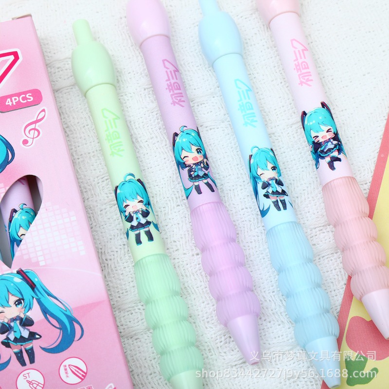 Kawaii Hatsune Miku Gel Pen Cu - مراجعة Office Tech Accessories وسعره