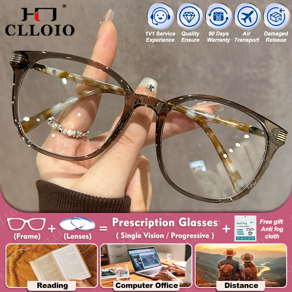 CLLOIO Round Large Frame Myopi - مراجعة Office High Tech وسعره