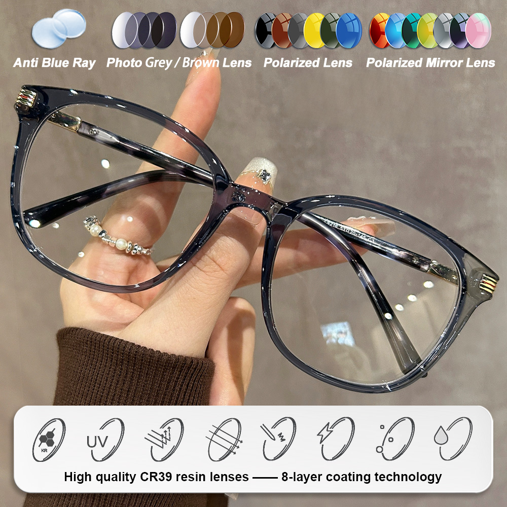 CLLOIO Round Large Frame Myopi - مراجعة Office High Tech وسعره