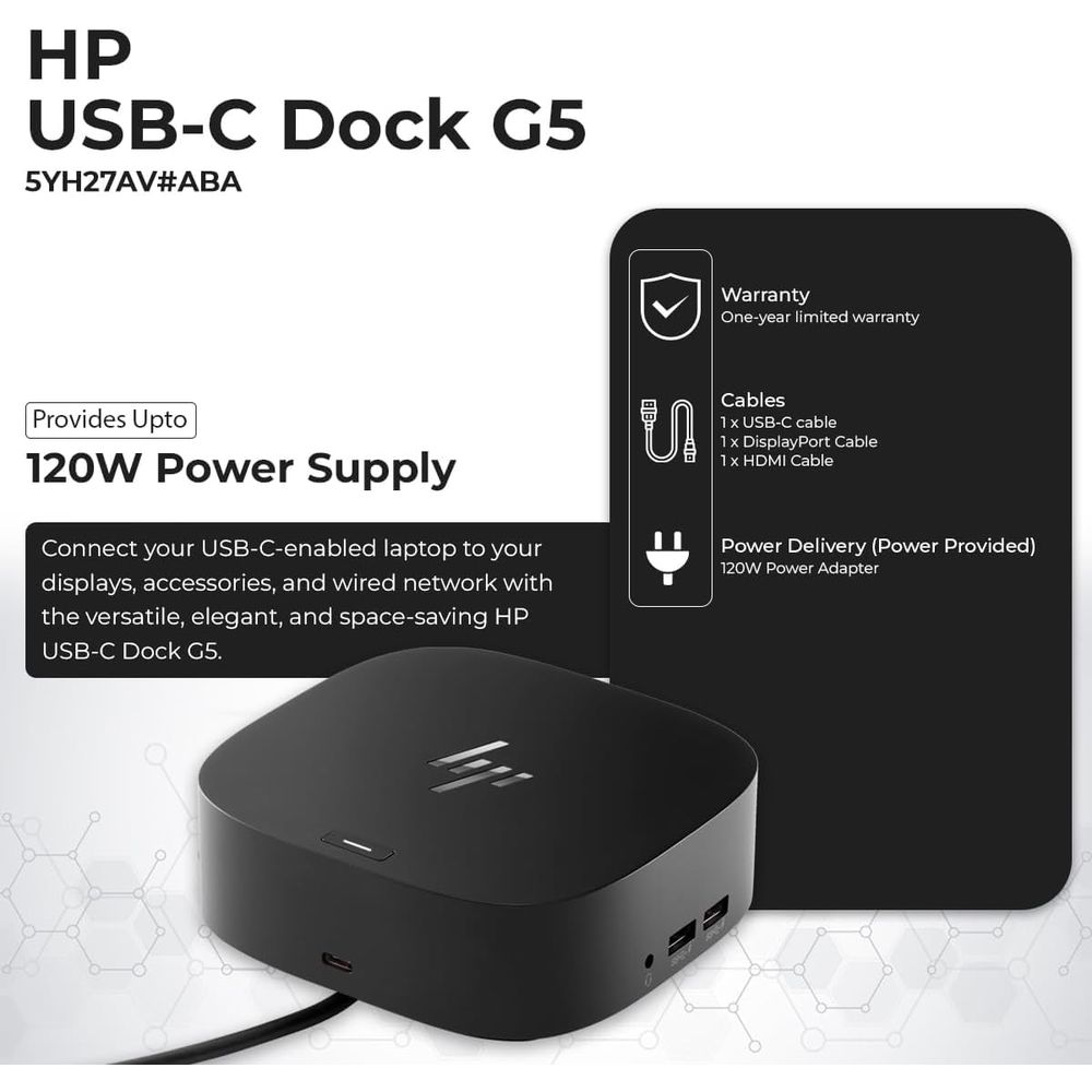 Docking Station with 120W Char - مراجعة Docking Station Usb C وسعره