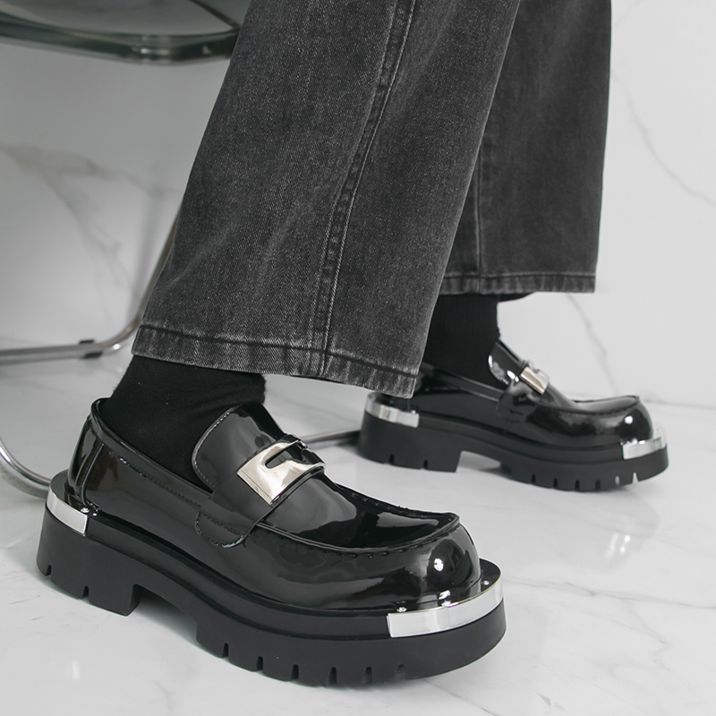 Men's thick soled leather shoe - مراجعة Office High Tech وسعره