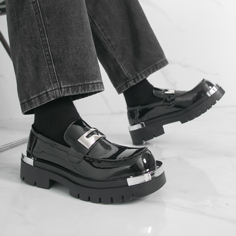 Men's thick soled leather shoe - مراجعة Office High Tech وسعره