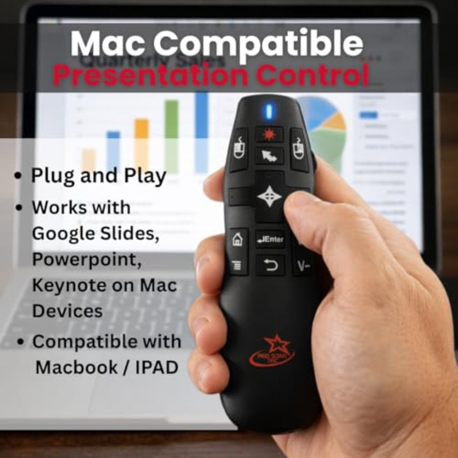 PR-820 Presentation Clicker fo - مراجعة Presentation Remote Laser وسعره