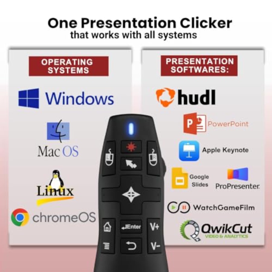 PR-820 Presentation Clicker fo - مراجعة Presentation Remote Laser وسعره