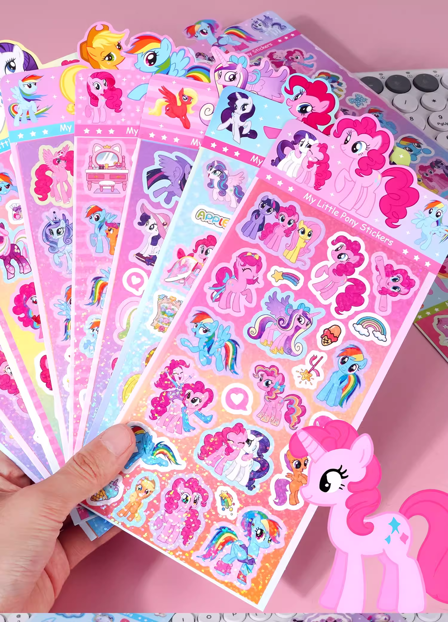 Little Pony Laser Sticker Set  - مراجعة Office Tech Accessories وسعره