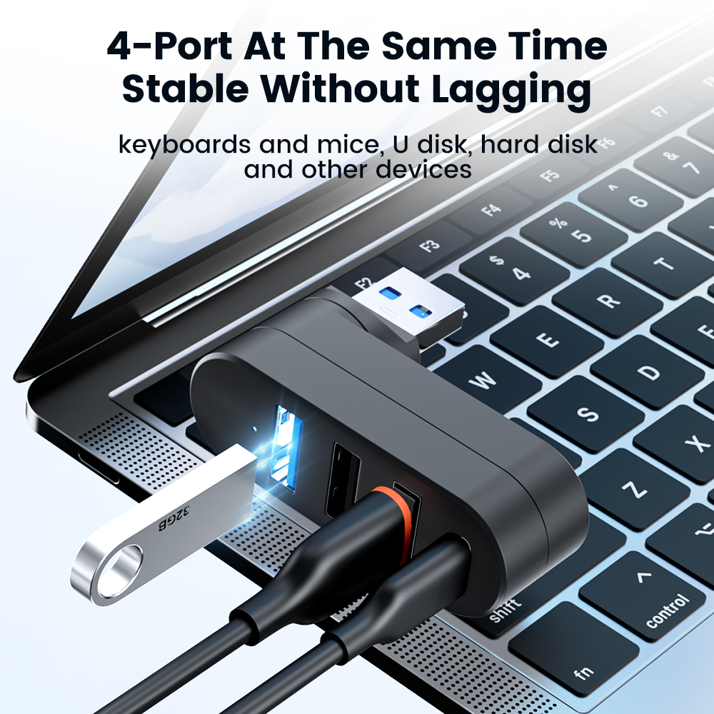 USB 3.0 Power Adapter 180° Rot - مراجعة Docking Station Usb C وسعره