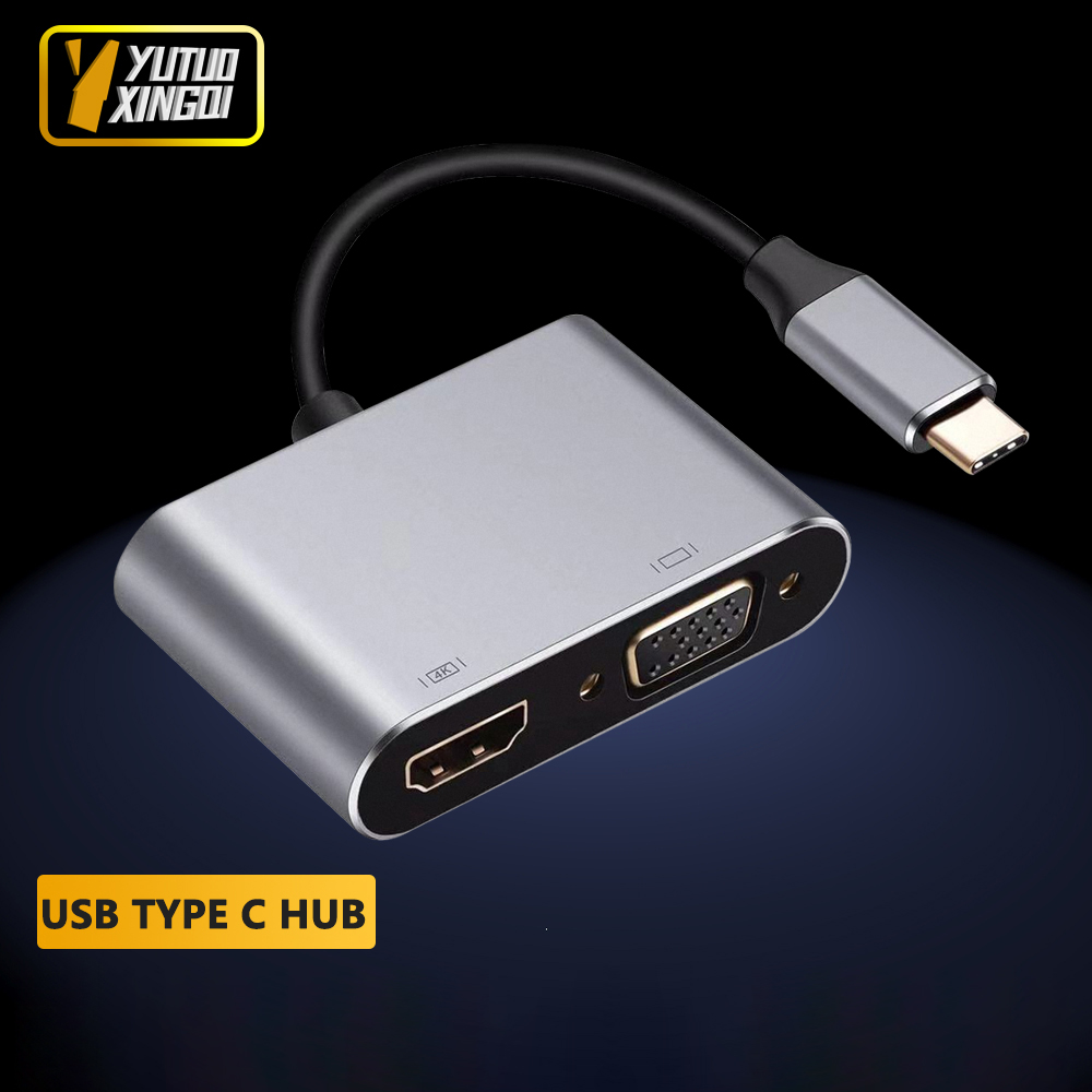 4K USB Type C to VGA 1080P USB - مراجعة Docking Station Usb C وسعره
