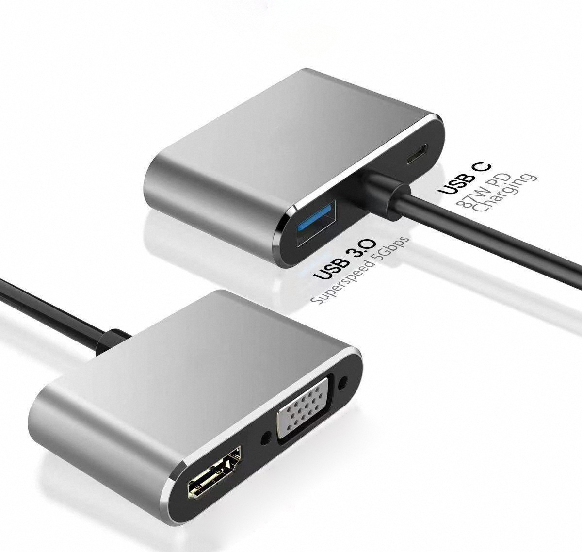4K USB Type C to VGA 1080P USB - مراجعة Docking Station Usb C وسعره