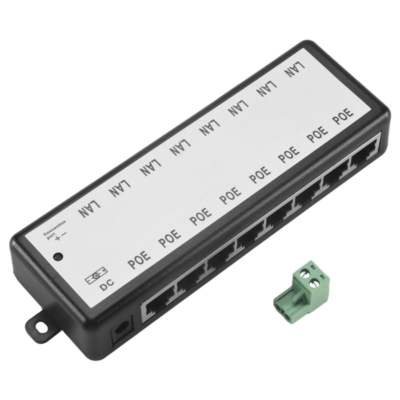 PHILE-8 Ports Poe Injector Poe - مراجعة Power Over Ethernet وسعره