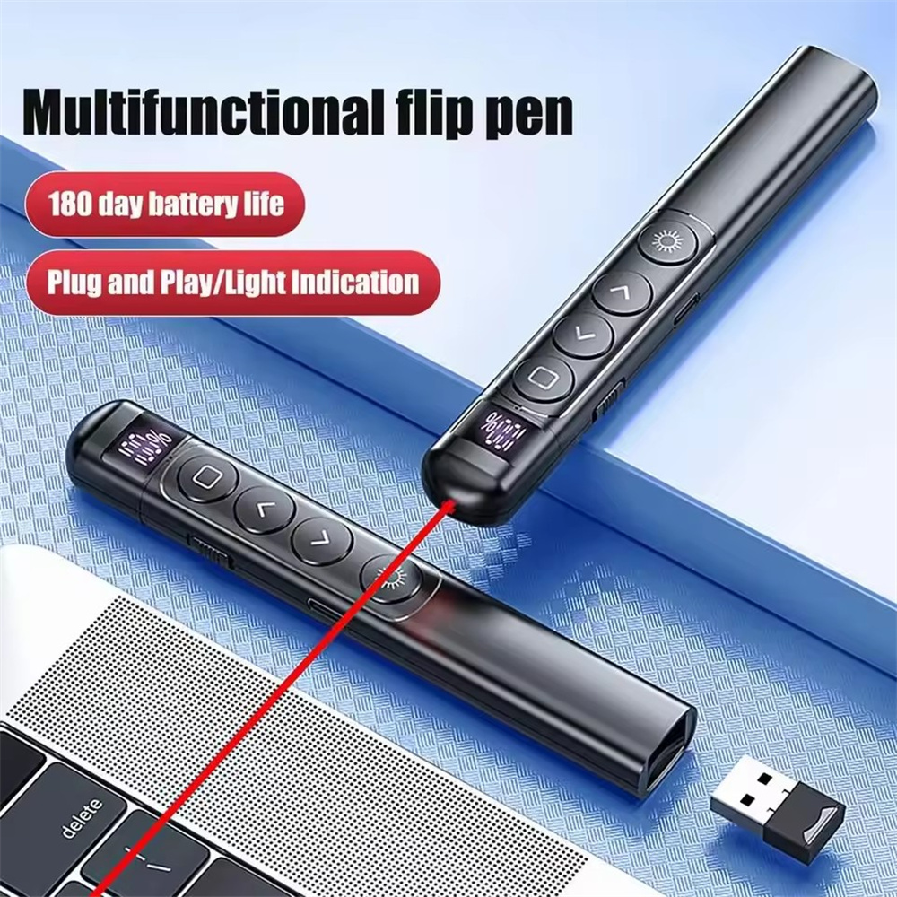 Flip-pen Presentation Clicker  - مراجعة Presentation Remote Laser وسعره