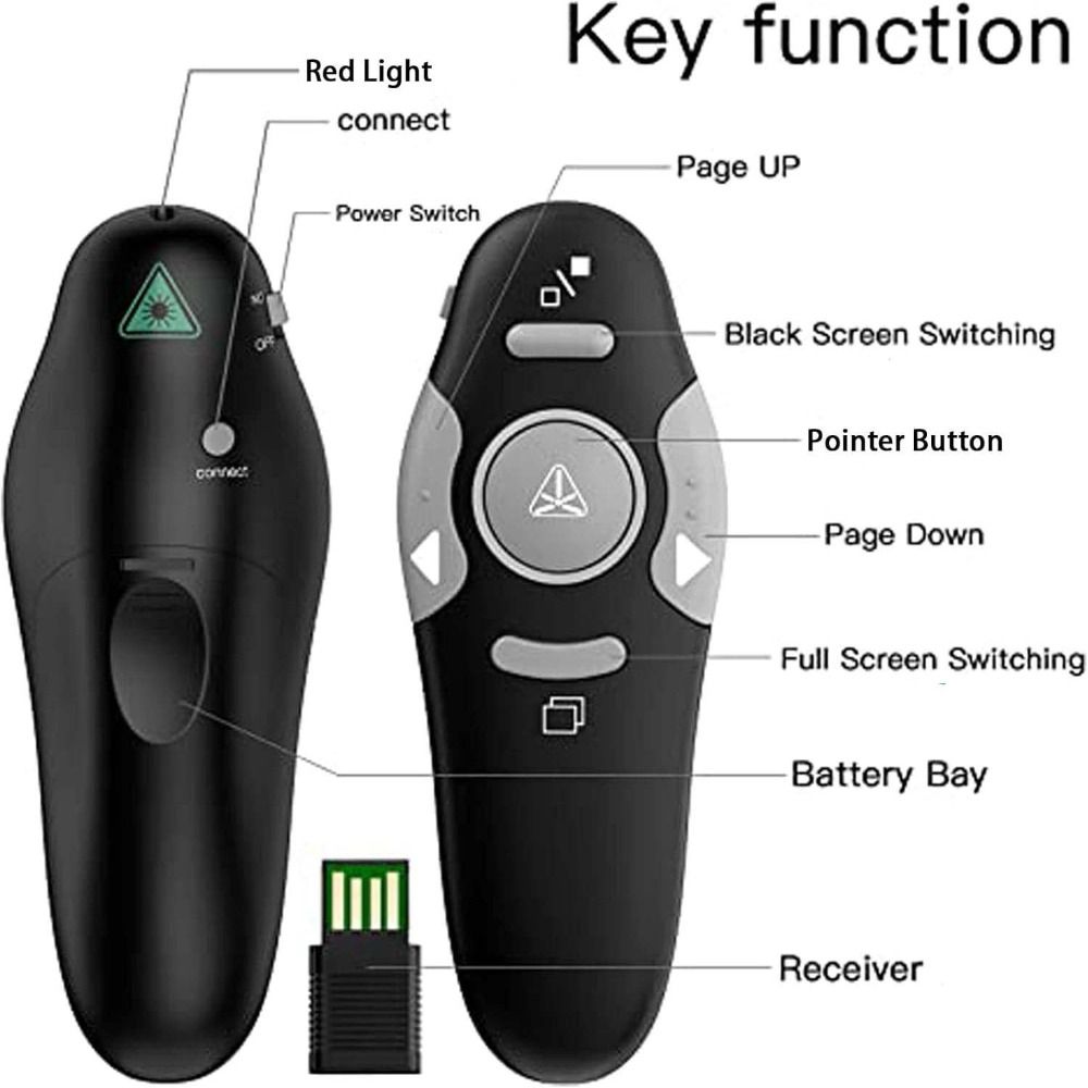 USB Control Powerpoint Smart P - مراجعة Presentation Remote Laser وسعره