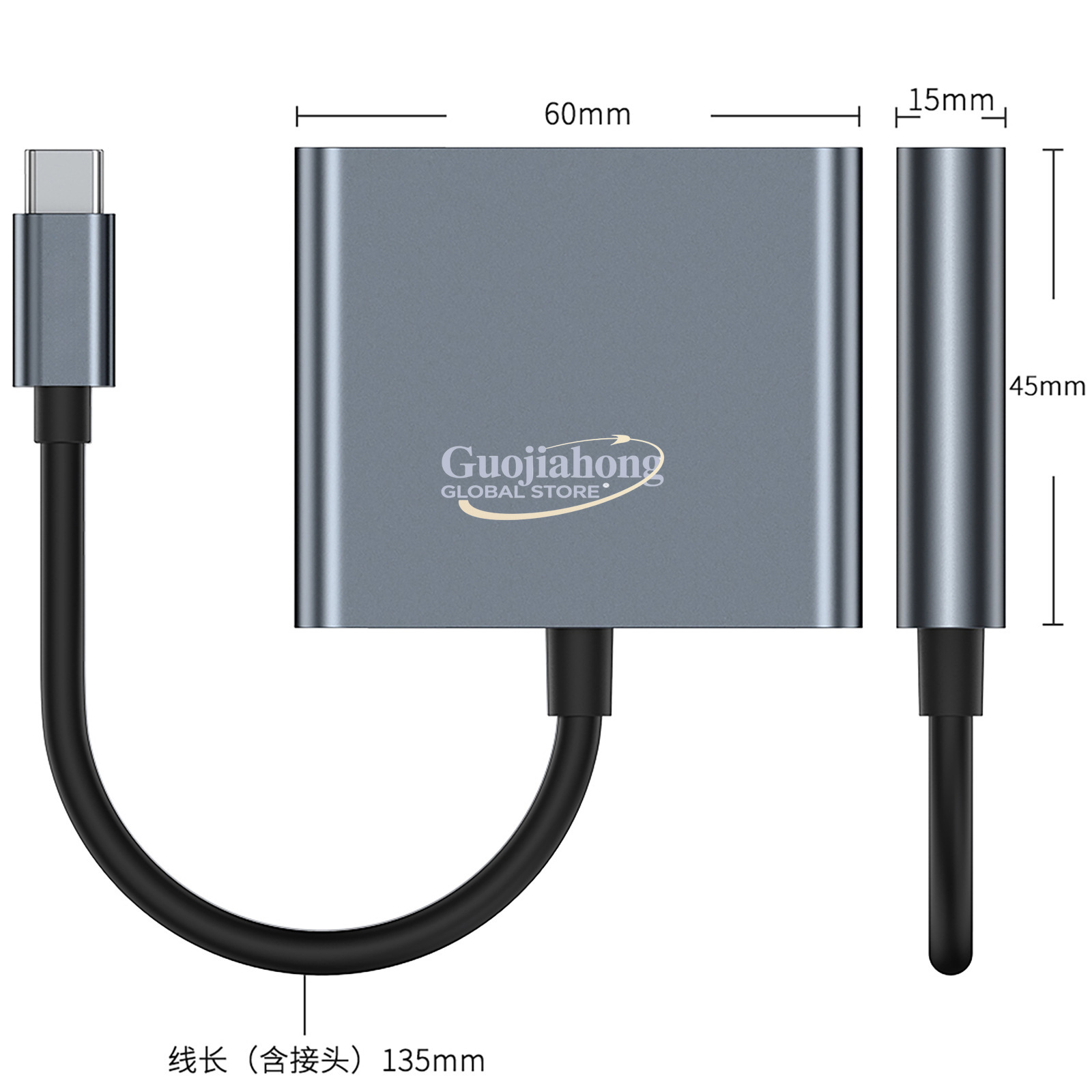 Cross-border usb-c to hd three - مراجعة Docking Station Usb C وسعره