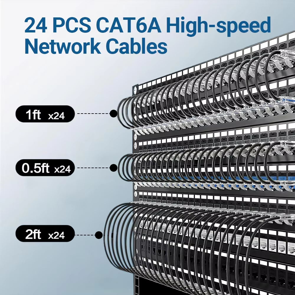 24Pack 0.1/0.15/0.2/0.3/0.5M C - مراجعة Power Over Ethernet وسعره