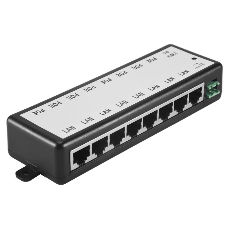 B03B-8 Ports Poe Injector Poe  - مراجعة Power Over Ethernet وسعره