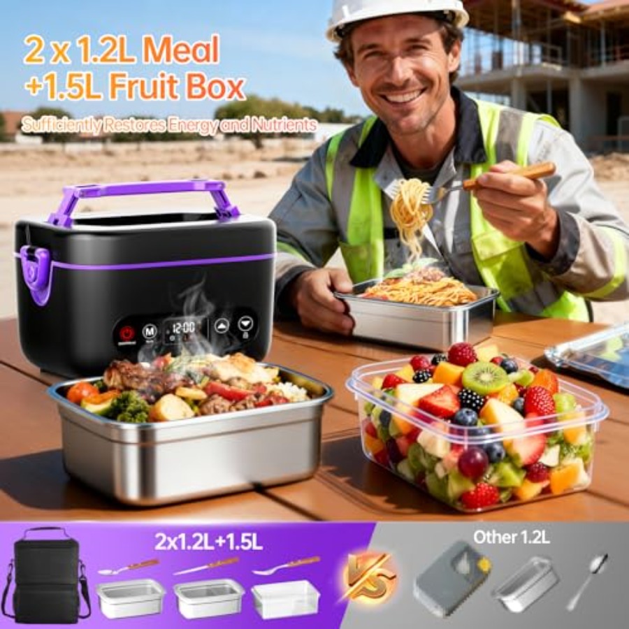 Electric Heated Lunch Box for  - مراجعة The Office Tech وسعره