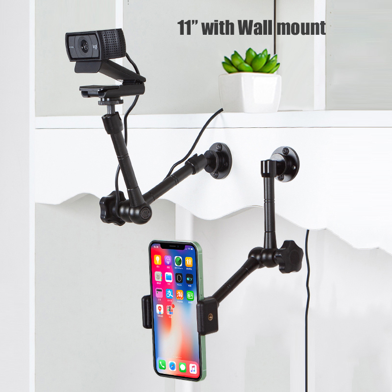 BFOLLOW Magic Arm 7 inch 11 in - مراجعة Webcam Stand Clip وسعره