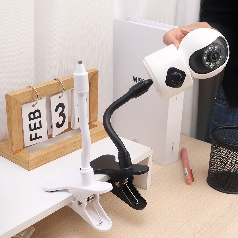1-2 Pcs Universal No Punching  - مراجعة Webcam Stand Clip وسعره