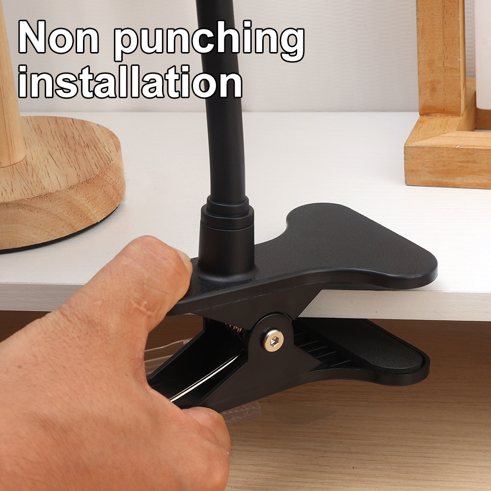 1-2 Pcs Universal No Punching  - مراجعة Webcam Stand Clip وسعره