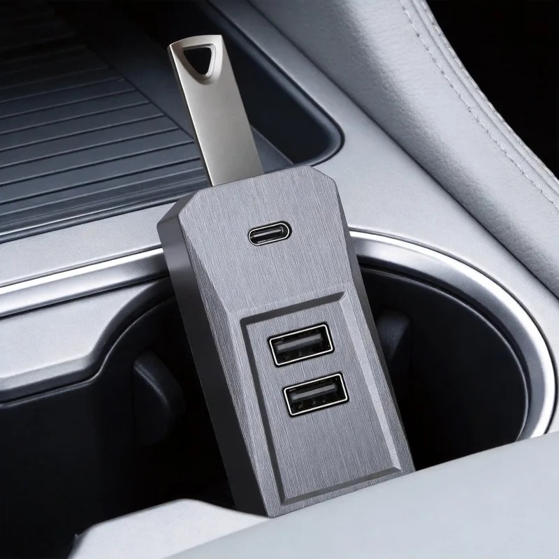 Glovebox Type-C Port USB Hub D - مراجعة Docking Station Usb C وسعره