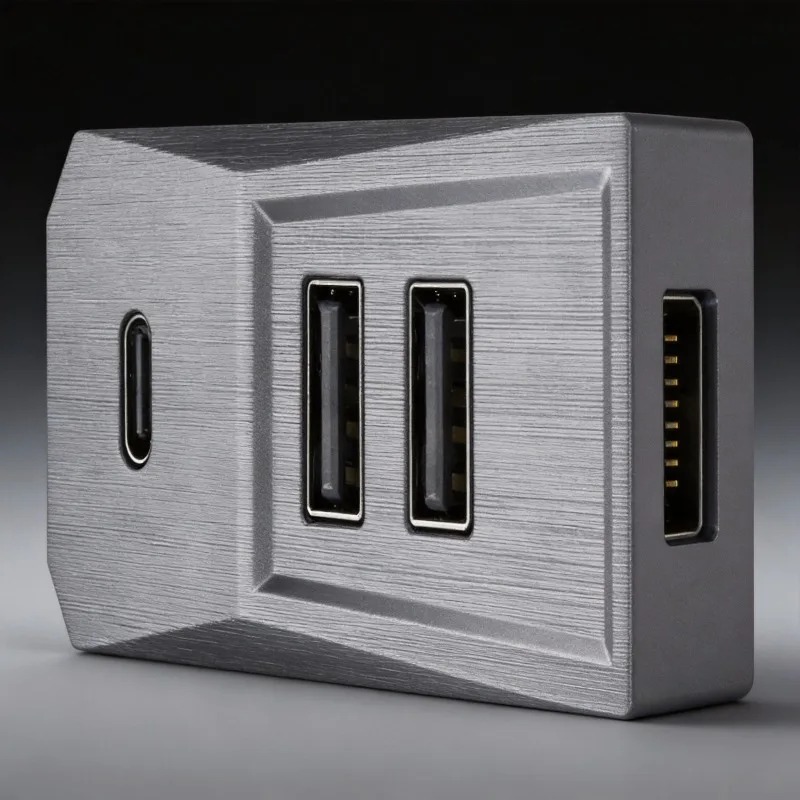 Glovebox Type-C Port USB Hub D - مراجعة Docking Station Usb C وسعره